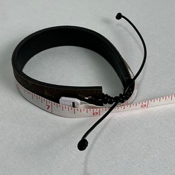 Louis Vuitton Monogram Canvas Slide Leather Bracelet - Picture 2 of 6